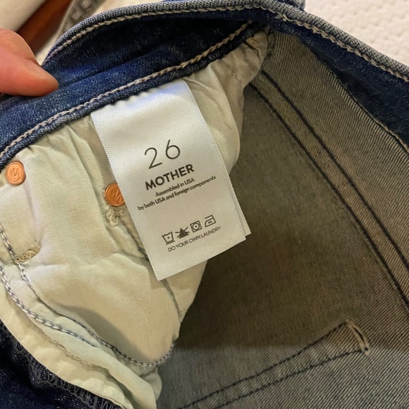 Mother Highwaisted  MidRise riser ankler - Picture 7 of 13